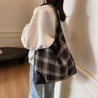 ราคา Plaid Panel Tote Bag (1132460241)