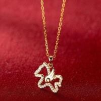 ราคา S925 Sterling Silver Pegasus Rhinestone Pendant Choker (1132786948)