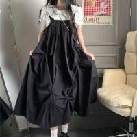 ราคา Short-Sleeve Plain Blouse / Sleeveless Plain Maxi A-Line Dress / Set (1130077721)