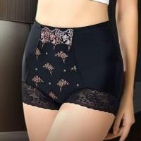 ราคา High Waist Floral Print Lace Trim Shaping Panty (1132838895)