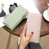 ราคา Quilted Faux Leather Long Wallet (1132906688)