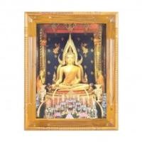 ราคา กรอบรูปไม้สัก รูปพระพุทธชินราช ขนาด 15x20 นิ้ว รุ่น 9372 (10158673)