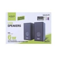 ราคา ANITECH ลำโพงคอมพิวเตอร์ มีสาย USB รุ่น SK214-BK สีดำ (10383329)