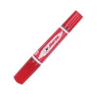 ราคา ตราม้า ปากกาเคมี 2 หัว สีแดง (10012127)