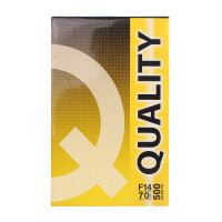 ราคา QUALITY กระดาษถ่ายเอกสาร F14 70 แกรม 500 แผ่น สีเหลือง (10029412)