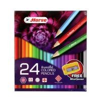 ราคา ตราม้า สีไม้แท่งยาว 24 สี รุ่น H-2080 (10115936)