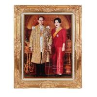 ราคา กรอบรูปหลุยส์ ขนาด 15x20 นิ้ว รูปรัชกาลที่ 9 และพระราชินี (10119901)