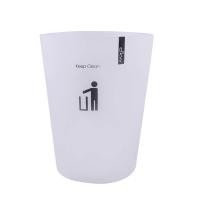 ราคา DKW ถังขยะพลาสติกกลม 9 ลิตร รุ่น HH-204P สีขาวใส (10125034)