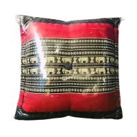 ราคา หมอนอิง 40x40 ซม. ผ้าขิด ลายช้าง สีกรมท่า (10140323)