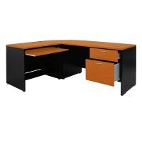 ราคา SMART FORM ชุดโต๊ะทำงานไม้ รุ่น 5DK12- S2 สีเชอร์รี่ดำ (10151896)