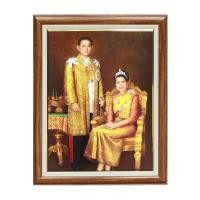 ราคา กรอบรูป ขนาด 15x20 นิ้ว รุ่น 9586 รูปรัชกาลที่ 9 และพระราชินี (10157879)