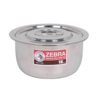 ราคา ZEBRA ตราหัวม้าลาย หม้อแขก สแตนเลส 18 ซม. (10169268)