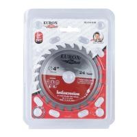 ราคา EUROX ใบเลื่อยวงเดือน 4 นิ้ว 24T (10182646)