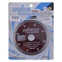 ราคา UNIK ใบตัดคอนกรีต 4 นิ้ว 8 ร่อง เบอร์ 500 (10216942)