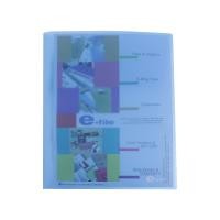 ราคา E-FILE แฟ้มเจาะพลาสติก A4 รุ่น 35A-BL สีน้ำเงิน (10220486)