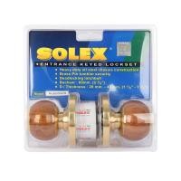 ราคา SOLEX ลูกบิดประตู รุ่น 9500W/PB ลายไม้ (10222404)
