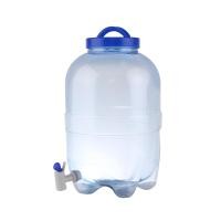 ราคา ถังน้ำดื่ม PET มีก๊อกทรงกลม 8 ลิตร สีฟ้าใส (10247887)