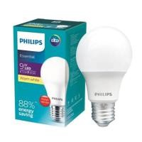 ราคา PHILIPS หลอดไฟ LED BULB A60 9 วัตต์ รุ่น ESS (Warm White) (10252590)