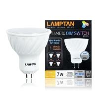 ราคา LAMPTAN หลอดไฟ LED 4 ระดับ 220V 7 วัตต์ รุ่น MR16 (Warm White) (10259293)