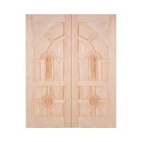 ราคา WINDOORS ประตูไม้สนนิวซีแลนด์ บานคู่ ขนาด 80x200 ซม. รุ่น L555 (10266384)