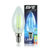 ราคา EVE หลอดไฟ LED ทรง Candle 4 วัตต์ รุ่น E14 ฟิลาเมนต์ (10274792)