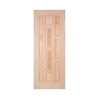 ราคา WINDOORS ประตูไม้สน นิวซีแลนด์ 80x200 ซม. รุ่น L120 สีน้ำตาลอ่อน (10275131)