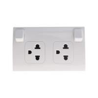 ราคา HACO ปลั๊กกราวด์คู่ พร้อมสวิตช์ รุ่น W816UV2S (10275653)