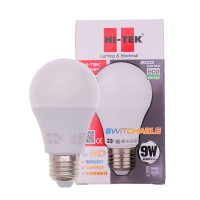 ราคา HI-TEK หลอดไฟ LED 9 วัตต์ เปลี่ยนสีได้ D/C/W (10293117)
