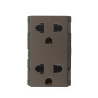 ราคา HACO ปลั๊กฝังคู่ 3 ขากราวด์ รุ่น W8416V2-ST (10295256)
