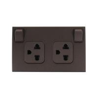 ราคา HACO ปลั๊กฝังคู่ 3 ขากราวด์ รุ่น TJ-W816UV2S-ST (10295260)