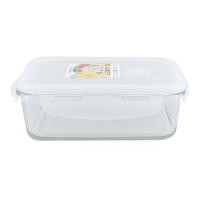 ราคา SUPER LOCK กล่องถนอมอาหาร ทรงผืนผ้า 800 มล. รุ่น 6089 Glass สีขาว (10306453)