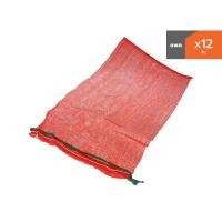 ราคา NASH ถุงตาข่ายใส่ผัก ผลไม้ 53x90 เซนติเมตร สีแดง (แพ็ค 12) (10308252)