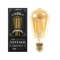 ราคา LAMPTAN หลอดไฟ LED Vintage 4 วัตต์ รุ่น Deco (Warm White) (10311658)