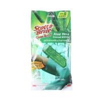 ราคา 3M-SCOTCH ถุงมือยาง เคลือบว่านหางจระเข้ ขนาดเล็ก สีเขียว (10312477)