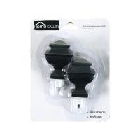 ราคา DECOS หัวสวมราวม่าน เรซิ่น รุ่น HP-002B สีดำ (10317406)
