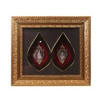 ราคา กรอบเหรียญ รัชกาลที่ 9 พร้อมพระราชินี ขนาด 33x39 ซม. รุ่น NMD (10325449)