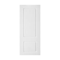 ราคา ECODOOR ประตู UPVC 80x200 ซม. รุ่น ECO DOOR 2 สีขาว (ไม่เจาะ) (10344254)