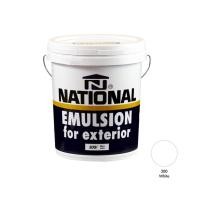 ราคา DELTA NATIONAL สีน้ำทาภายนอก แบบด้าน รุ่น 300 สีขาว (5 แกลลอน) (10350525)