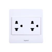 ราคา BTICINO ปลั๊กฝังคู่ 2 ขา กลมแบน รุ่น P50404 (10352866)