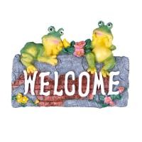 ราคา SMART OFFICE ป้ายแขวน Welcome กบคู่ (10378195)