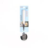 ราคา PP ช้อนสแตนเลสกลม ด้ามเซรามิค 18 ซม. รุ่น 2 สีขาว (10379488)