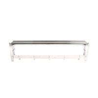 ราคา WSP ราวแขวนผ้า SS ติดผนัง แบบพับ 58 ซม. รุ่น BS-16 (10384031)