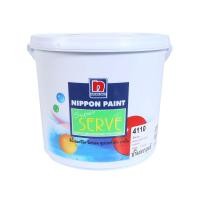 ราคา NIPPON PAINT SUPER SERVE สีน้ำทาภายใน แบบด้าน รุ่น 4110 สีเทา (แกลลอน) (10387092)