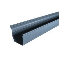 ราคา OK รางน้ำฝน PVC เจาะขวา สีเทา (10389158)