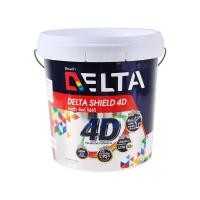 ราคา DELTA SHIELD 4D สีน้ำทาภายนอก แบบเนียน เบส C (2.5 แกลลอน) (10392936)