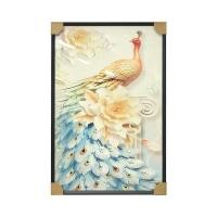 ราคา DECOS ภาพตกแต่ง 60x90 ซม. รุ่น DMA221012-5 รูปนกยูง (10393036)