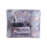 ราคา DECOS ชุดผ้าปู Bamboo 6 ฟุต พร้อมผ้านวม รุ่น IRENE สีฟ้า (10396617)