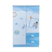 ราคา DECOS ตู้เสื้อผ้า 2 บานเปิด 80x140 ซม. รุ่น Kid สีฟ้า (10398634)