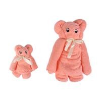 ราคา DECOS Gift Set ผ้าเช็ดตัวนาโน ลายหมี สีชมพู (2 ชิ้น) (10401236)