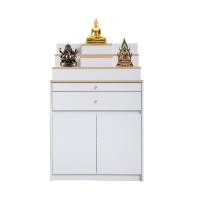 ราคา DECOS ตู้หิ้งพระหน้า 7 ขนาด 80 ซม. สีขาว (10402507)